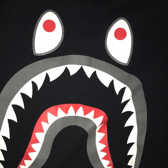 Bape Ponr Shark Tee - Picture 6 of 7